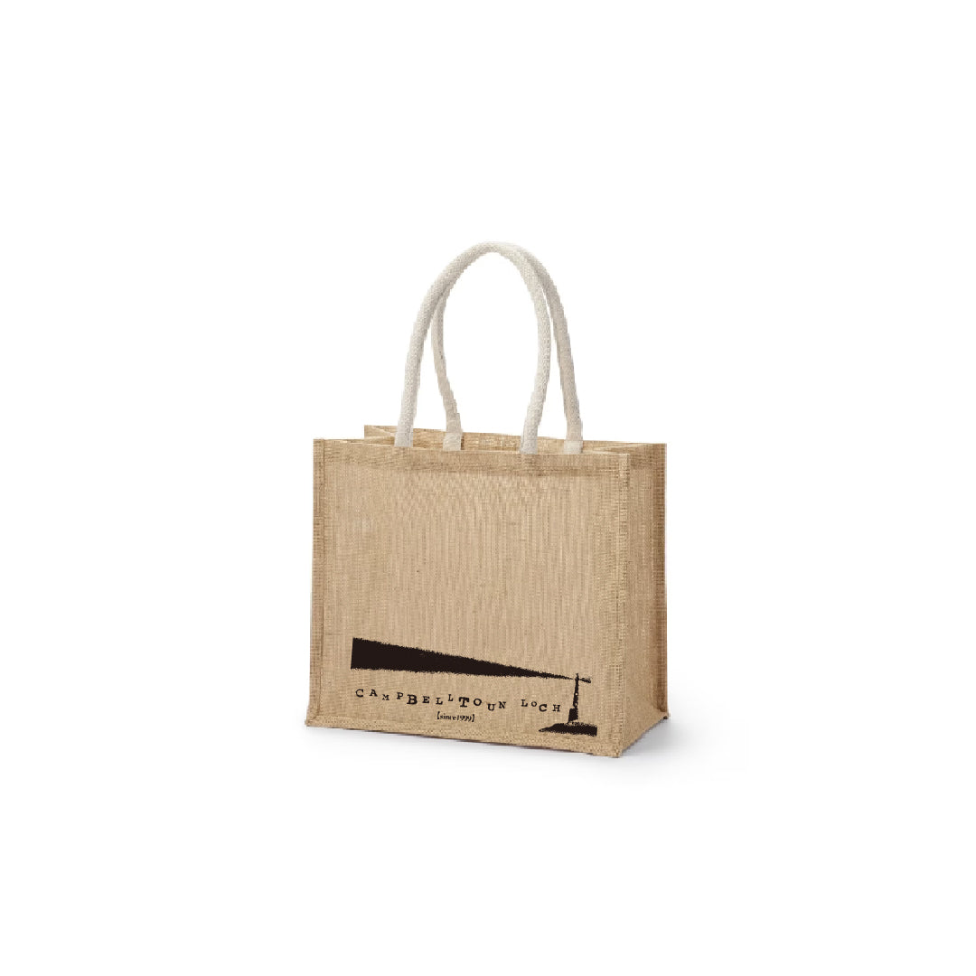Campbelltoun loch Jute Tote BLACK