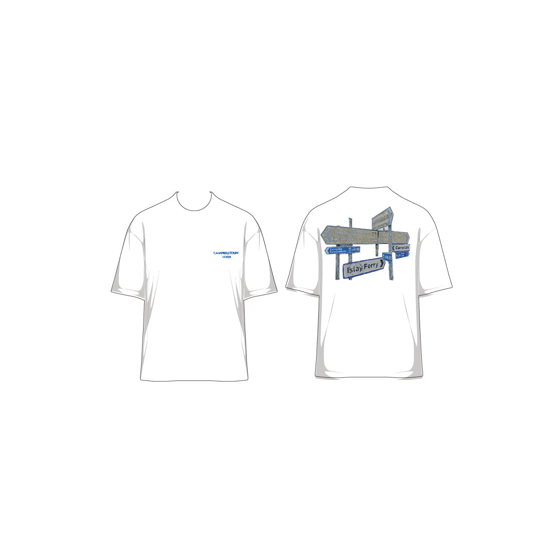 Campbelltoun loch T-Shirt WHITE